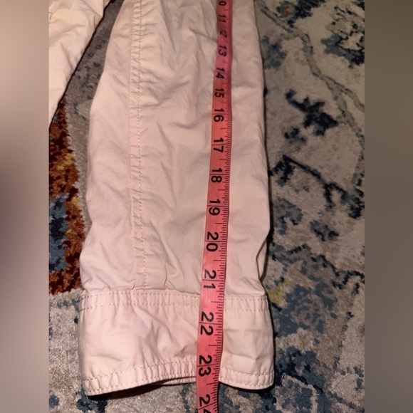 Calvin Klein Women Sz L Light pink Military Style Rolled Sleeve Utility Jacket - Picture 11 of 11